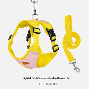 Laisse pour chien de petite et moyenne taille laisse de poitrine pour animaux de compagnie type de laisse perméable à l'air Poitrine et dos pour animaux de compagnie - Product Image 5