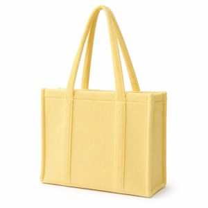 Eco Friendly Thick Terry Towel Tote <b>Handbag</b> Custom Embossed Design Foldable Bag High Quality Bulk Promotional Give - Product Image 2
