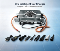 Pengisi Daya Baterai Lithium 24V20A untuk Mobil, 25.2V 29.2V 29.4V untuk Mobil Golf dan Mobil Wisata Listrik