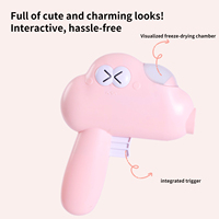 Lanceur de friandises interactif pour animaux de compagnie, pistolet distributeur de nourriture, jouet lanceur de friandises sèches, jouet auto-entretenant pour soulager l'ennui des chats et des chiens