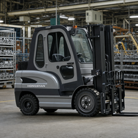 Forklift Elektrik Montacargas Gudang Kompak Berkualitas Tinggi 1 Ton 2 Ton 3 Ton Baterai Lithium 60V Side Shifter Tinggi Angkat 3m Bersertifikasi CE