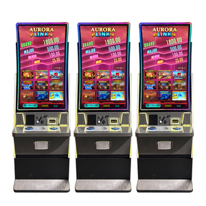 QIQU Source Factory – Nouveaux bornes de jeux vidéo incurvées de luxe de 43 pouces, à monnayeur, pour Aurora Northern Link - Product Image 5