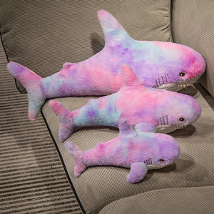 재고 있음 부드러운 카와이 귀여운 플러시 펠루체 상어 베개 동물 상어 박제 봉제 인형 - Product Image 5