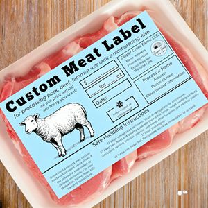 Etiquetas de Identificación Autoadhesivas Impermeables Personalizadas para Carnes, Pescados y Productos de Supermercado - Product Image 1