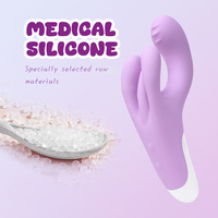 Rabbit Vibrator Dildos 10 Mode Spielzeug für Erwachsene für Klitoris Nippel Anal & Vagina Sex Stimulation