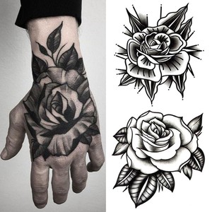 Autocollants de tatouage temporaire pour le corps, imperméables, styles variés, pour hommes et femmes, art corporel, tatouages autocollants personnalisables - Product Image 2