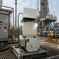 Moteur DC haute puissance personnalisé pour équipement de forage pétrolier, large plage de vitesse à puissance constante, antidéflagrant et à couple élevé