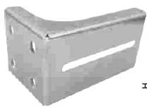 Support de <span class=keywords><strong>fixation</strong></span> au <span class=keywords><strong>plafond</strong></span> galvanisé pour rail roulant de <span class=keywords><strong>porte</strong></span> suspendu - Product Image 2