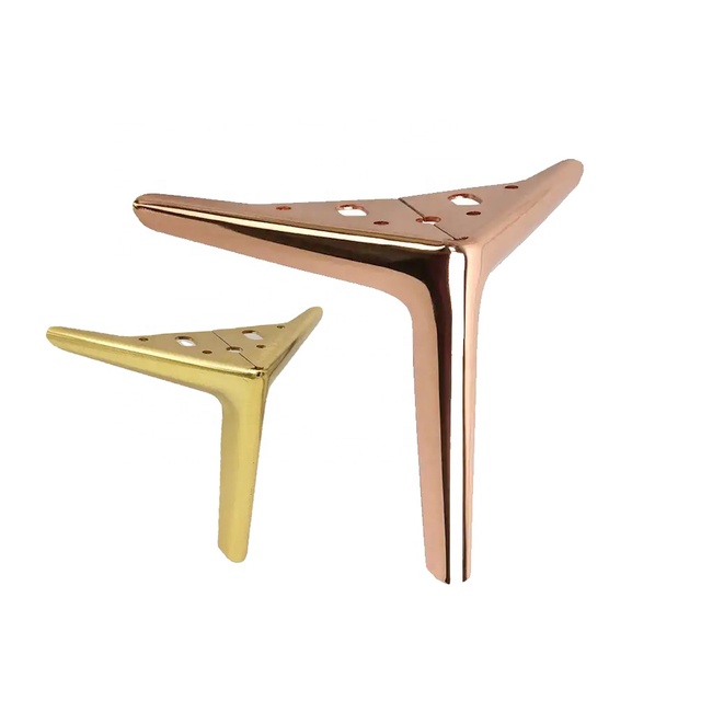 Sofa Legs Decoration Modern T Shaped Tv Stand Living Room Furniture Cabinet Feet Gold Steel Chrome Sofa Legs Metal for Sofa
