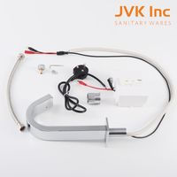 Robinet à capteur en acier inoxydable au design moderne Robinet d'évier à capteur sans contact à réponse rapide Robinet automatique infrarouge intelligent