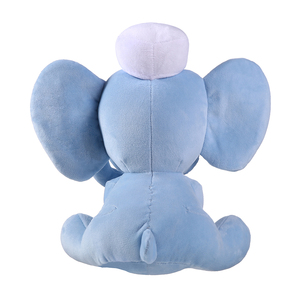 Peluche di Elefante Giocattolo, Elefante Dottore con Grandi Orecchie, Giocattoli Morbidi in Rosa, Grigio e Blu - Product Image 4