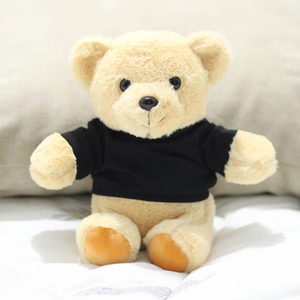 Oso de Peluche Promocional al por Mayor de 23 cm con Camiseta, Juguete de Peluche de Algodón PP con Forro de Malla, Bolsa OPP, Lavado, Logotipo Personalizado, Alivio del Estrés, para Niños - Product Image 5