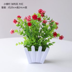 Fiori artificiali piccole <span class=keywords><strong>piante</strong></span> in vaso decorazione per la casa arredamento fiori secchi set di fiori di plastica bonsai - Product Image 2