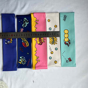 Benutzer definierte rutsch feste Yoga Sport Schweiß Stirnband Fitness personal isierte Schweiß band Laufen elastische Sport Stirnband - Product Image 3