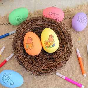 ไข่กระต่ายอีสเตอร์เพ้นท์มือขายดี ของขวัญทำมือสำหรับเด็ก ชุดตกแต่งปาร์ตี้ DIY - Product Image 4