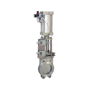 High Quality Flange Knife Gate Valve Pneumatic Stainless Steel Knife Gate Valve - Product Image 3