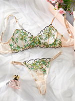 Floral Valentine Charmant Slip Culotte Sous-Vêtements Sexy Nighty Fancy Sous-Vêtements Slip Ensemble pour Dame