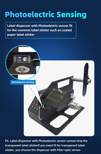 BSC 120mm Sticker Label Dispenser with Counter Automatic Sticker Roll Dispenser with Shape of the Mailed Paper by Label System - Product Image 6