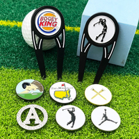 Fabricant de gros pince à chapeau marqueur magnétique émail dur doux Logo cadeaux marqueurs de balles de golf personnalisés pièce de monnaie