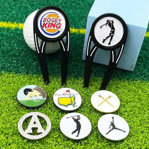 Fabricant de gros pince à chapeau marqueur magnétique émail dur doux Logo cadeaux marqueurs de balles de golf personnalisés pièce de monnaie - Product Image 6