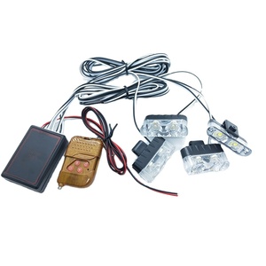 Télécommande sans fil avec un à <span class=keywords><strong>quatre</strong></span> voyants d'avertissement 8LED pour calandre de voiture - Product Image 3