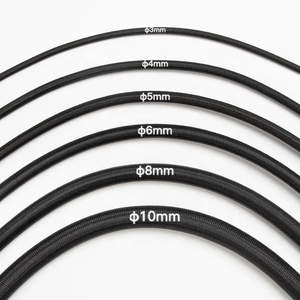 Cordon Élastique <span class=keywords><strong>3</strong></span> mm Corde Élastique Ronde Colorée Rouleau de 144 Yards Caoutchouc Amortisseur 1/8" Extensible Rond Noir Blanc Cordons Élastiques <span class=keywords><strong>3</strong></span> mm - Product Image 2