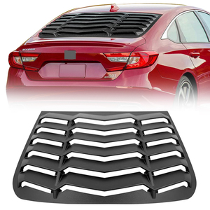 For 2018-2021 Rear <b>Window</b> Style ABS Plastic Matte Black Shade <b>Cover</b> Exterior Accessory without Color - Product Image 1