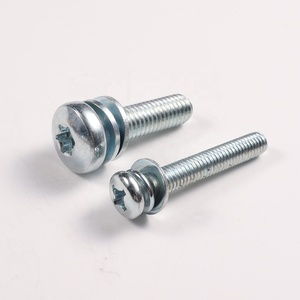 Wxsny bán buôn chéo Pan đầu lắp ráp với đôi phẳng mùa xuân máy giặt mạ kẽm sem vít - Product Image 4