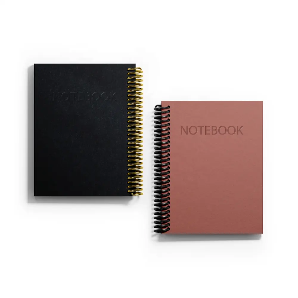 Paling Populer jurnal Notebook Spiral, buku sketsa bergaris catatan A6 Kraft libtas Notebook