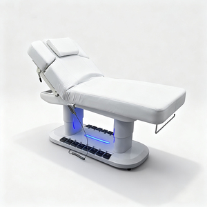 豪华加热水疗按摩床，高度可调节，专业按摩床，整体倾斜睫毛床，适用于 SPA 沙龙家具和医疗水疗中心 - Product Image 6
