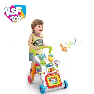 Multifonctionnel activité musicale bébé marcheur d'apprentissage jouet avec planche à dessin magnétique - Product Image 1