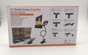 Lente d'ingrandimento <span class=keywords><strong>per</strong></span> schermo di <span class=keywords><strong>cellulare</strong></span> 3D da 12 pollici con altoparlante, novità 2023, <span class=keywords><strong>per</strong></span> ingrandire i video. - Product Image 6
