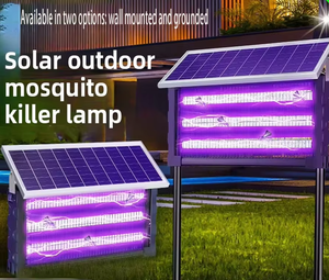 Nouvelle lampe solaire anti-moustiques, piège lumineux pour une utilisation en extérieur dans la cour et le jardin, grande surface, piège à insectes volants - Product Image 2