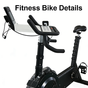 YLSY001DC4300 YLSY001DC4300 EPsonlove Commercial Use Steel Adjustable Aerobic Fitness Wind Resistance Bike Comfortable Saddle Ha - Product Image 2