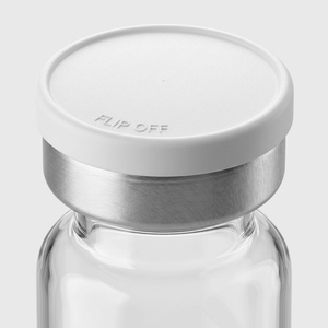 Distinct Color Series Flip Off Tearable Caps with Silver Aluminum Base for Peptide Laboratory Glass Xilin Vial Sealing Use - Product Image 2