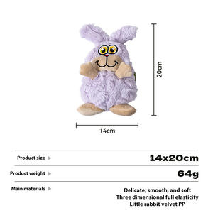 Оптовая продажа, несокрушимый плюшевый набор для жевания, экстремальный медведь, прочная собака, мягкие игрушки для жевания для тяжелых жевателей - Product Image 4