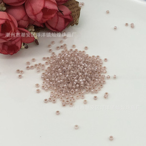 ลูกปัดแก้วปักด้วยเครื่องจักร ขนาด 2.5 มม. ทรงกลม สีสันสดใส รูใหญ่ สำหรับตกแต่งชุด ขายส่ง - Product Image 4