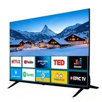 Televisor Inteligente Personalizable de 55/65 Pulgadas, 4K UHD, Android, LCD, Televisor para Hotel, HDTV