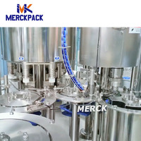 Machine de remplissage automatique de bouteilles à moteur PLC électrique haute précision pour l'eau pure et les bouteilles en verre dans l'industrie de l'emballage des boissons