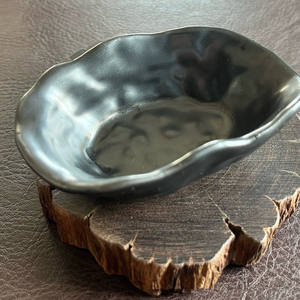 חם למכירה רטרו קרמיקה ארומה מפזר ירי צלחת פיזר בעבודת יד גס חוך חוצץ יצירתי צוות לא סדיר מרווה מלאכות טבעיות - Product Image 6