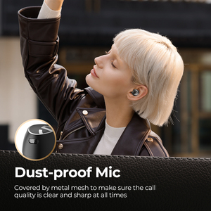 <span class=keywords><strong>SoundPEATS</strong></span>-auriculares inalámbricos <span class=keywords><strong>Free2</strong></span>, cascos de estilo clásico único con micrófono incorporado para llamadas claras, sonido estéreo inmersivo y Control táctil - Product Image 3