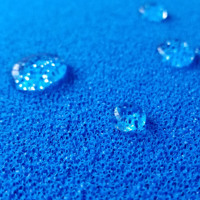 Feuille d'éponge en silicone à cellules ouvertes de haute qualité, bleue, 1 cm d'épaisseur, résistante à la chaleur, perméable à l'air, matériau d'isolation thermique haute performance