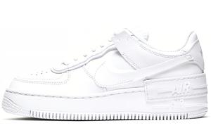 <span class=keywords><strong>Nike</strong></span> Air Force 1 Shadow Triple White <span class=keywords><strong>Zapatillas</strong></span> Casuales <span class=keywords><strong>para</strong></span> <span class=keywords><strong>Mujer</strong></span> Parte Superior de Cuero Suela de Goma - Product Image 1