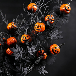 CZFIT - Set de Decoración Ecológica para el Hogar con Ramo de Calabazas de Plástico para Halloween y Mardi Gras - Product Image 3