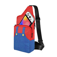 Sac de rangement portable en nylon imperméable et durable de 7 pouces avec fermeture éclair, grande capacité, classique et décontracté, personnalisable avec logo, pour Switch 2