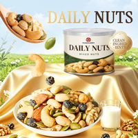 Retail Ready Dagelijks Gemengde Notenpot Cashew Amandel Pinda Walnoot Hazelnoot Bosbes Knapperige Eiwitvezel Vitamine Gezonde Snack