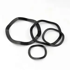 Wave Wavy Spring Crinkle Washers Supplier - Black Zinc Plated Steel M3-M118 OD 27mm Three Thin Wave Spring Lock Washer