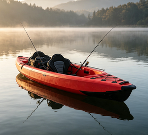 เรือคายัคแบบพองลมน้ำหนักเบา 2 ที่นั่ง สำหรับตกปลาในแม่น้ำ ขาย - Product Image 1