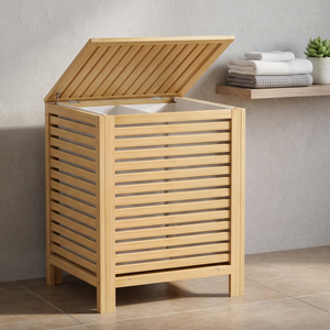 Organizador de Cubiertos de Bambú Moderno al por Mayor, Cestas de Almacenamiento Multifuncionales Ecológicas para Decoración del Hogar y Cocina - Product Image 4