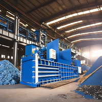 Presse à balles horizontale hydraulique Machine de recyclage du carton Déchiqueteuse de papier en plastique rigide Presse à balles en carton